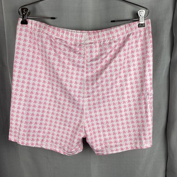 2 pc Womens XXL Pink Houndstooth Two-Piece Athletic Golf Tennis Dress & Shorts - Picture 12 of 16